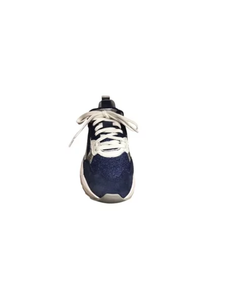 Sneakersy Xsensible skórzane niebieskie