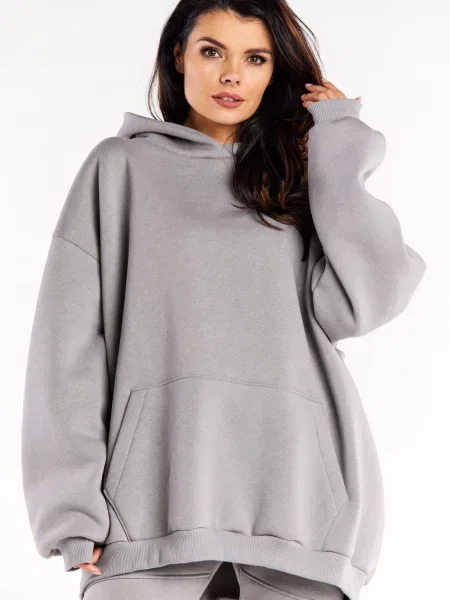 Bluza z kapturem Infinite You szara