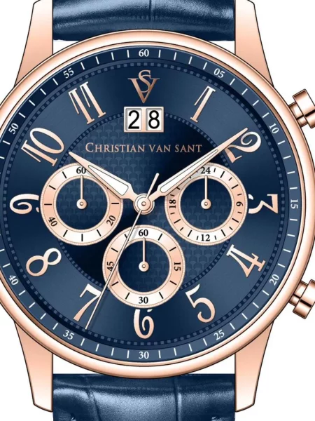 Ceas Christian Van Sant albastru