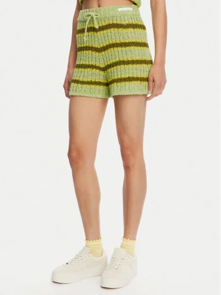 Element Шорти з тканини Flip Knit зелений