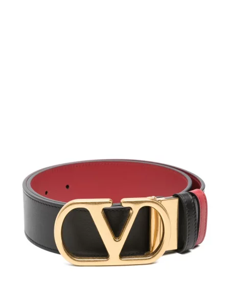 Curea Valentino Garavani din piele negru