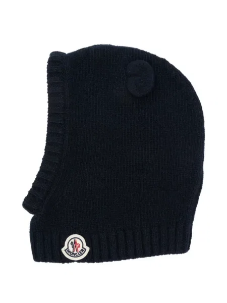 Czapka dziecięca Moncler Enfant niebieska