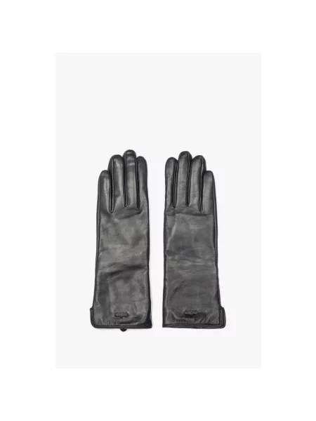 Кожаные перчатки Estro черные