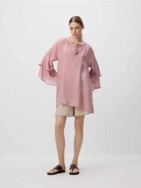 Reserved LADIES` PONCHO roz-pastel roz