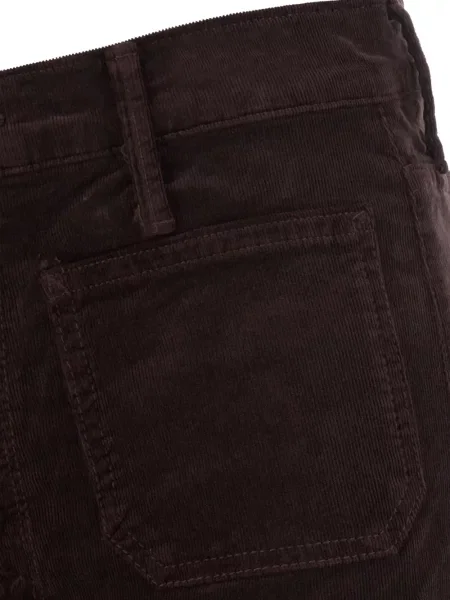 Pantaloni Mother de catifea cord maro