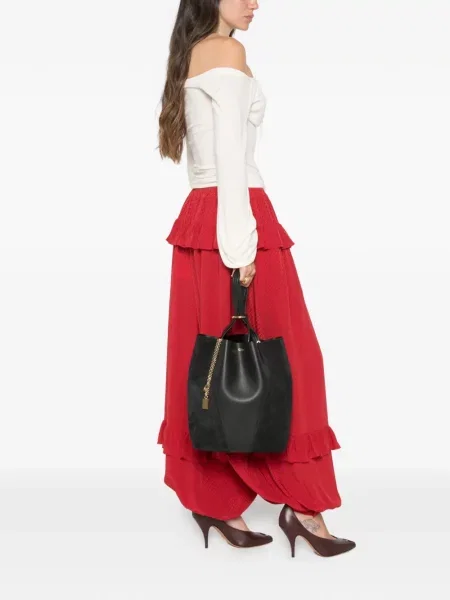 Geantă Chloé din piele negru