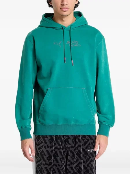Hanorac cu glugă Puma verde