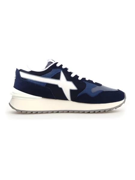 Sneakersy W6yz zamszowe niebieskie
