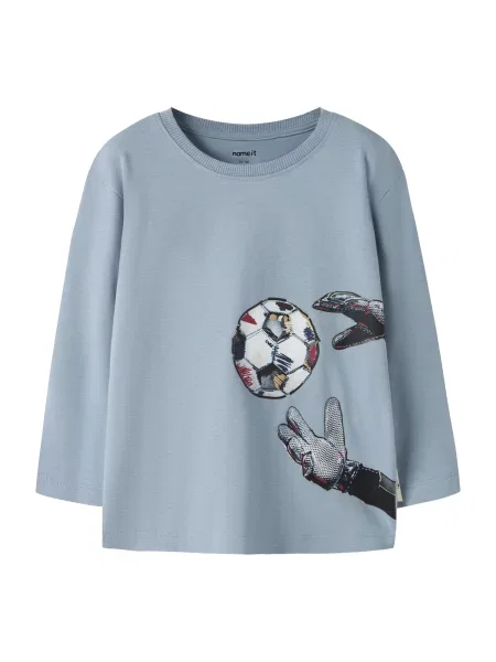NAME IT Tricou NMMLeander opal / albastru închis alb