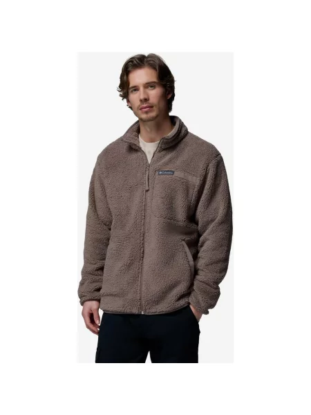 Polar Columbia Rugged Ridge High Pile Full Zip ciemny XXL brązowy