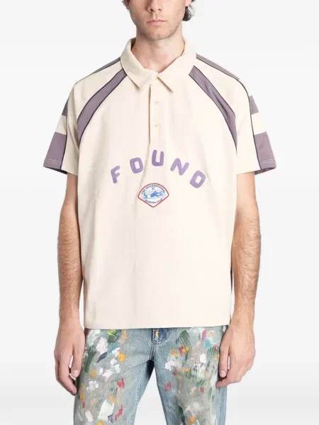 Tricou polo Found cu broderie