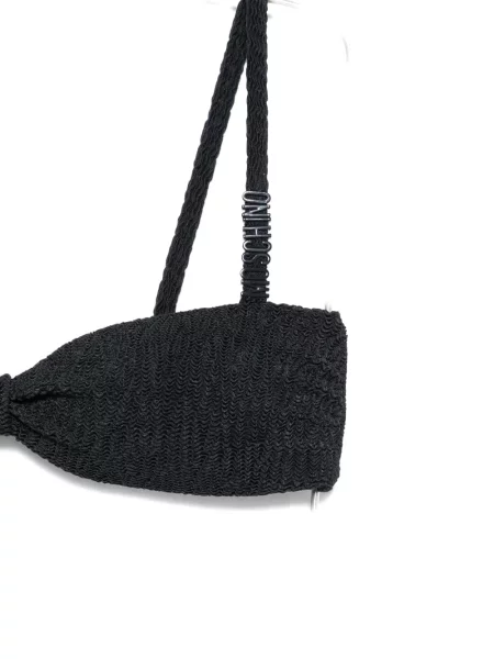 Top Moschino cu autograf negru
