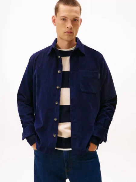 Tommy Hilfiger De catifea reiată cămașă