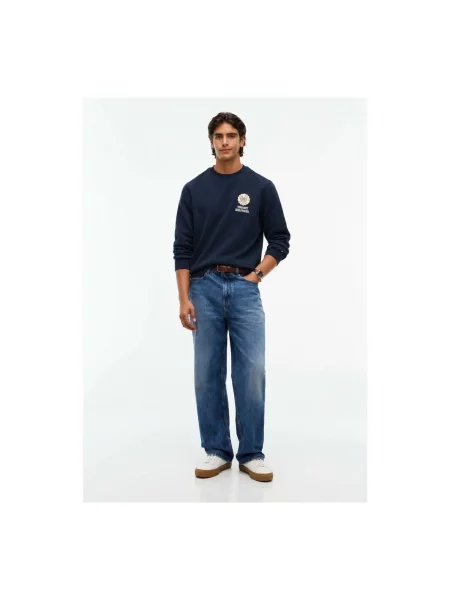 Geacă Tommy Hilfiger albastru