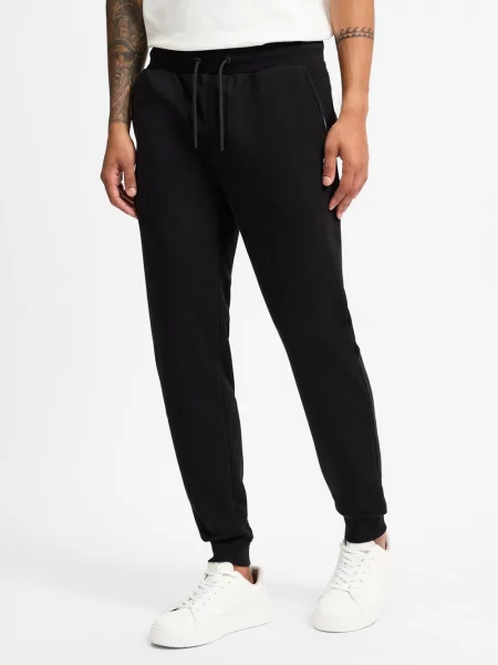 KARL LAGERFELD spodnie dresowe Mężczyźni jednolity L czarny