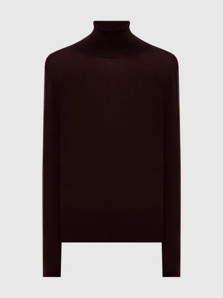 Гольф NATALY з вовни Moorer коричневий