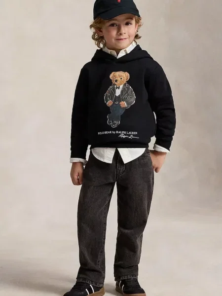 Polo Ralph Lauren кофта з капюшоном дитяча з бавовною