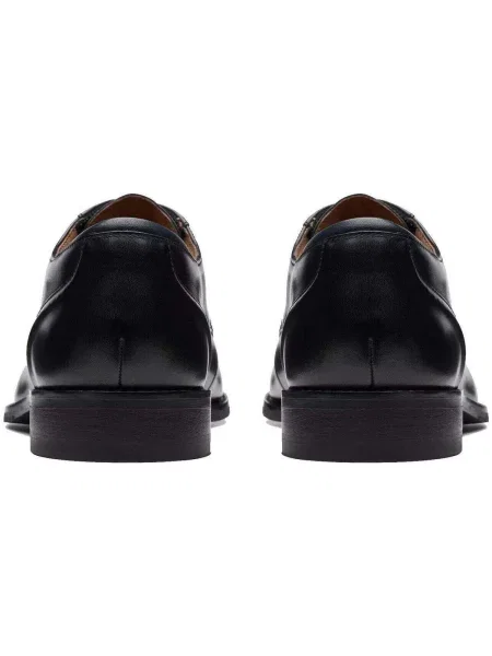 Čipkované tenisky Clarks čierna