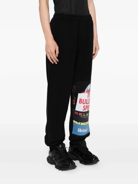 Pantaloni Vetements cu imagine negru