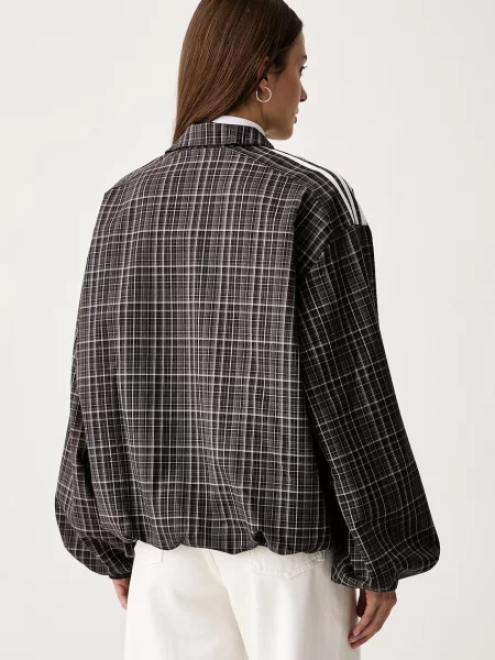 Adidas Originals bluza rozpinana z wiskozą Advanced Archive brązowa