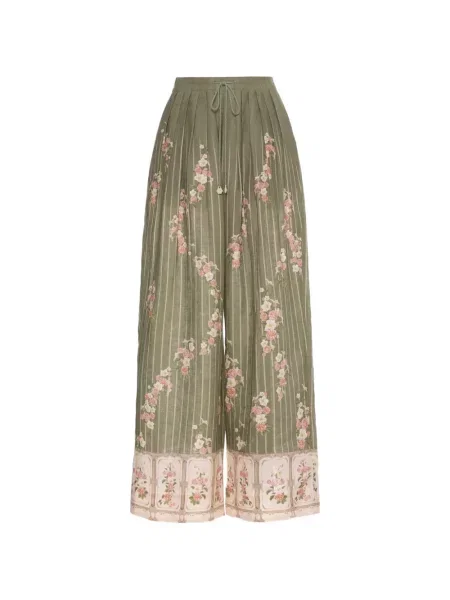 Pantaloni Agua By Agua Bendita verde