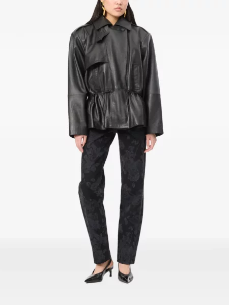 Geanta de piele Rotate Birger Christensen negru