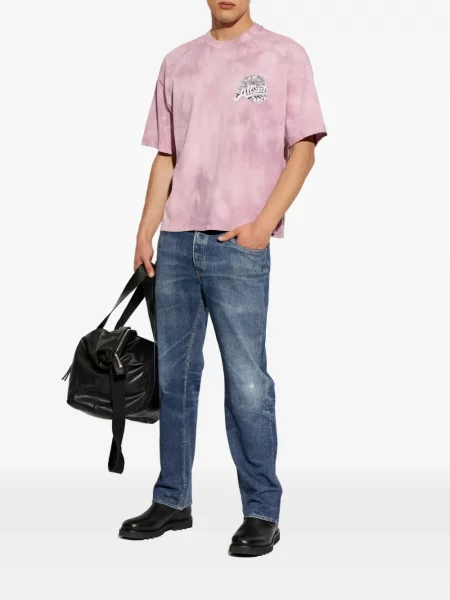 Tricou Allsaints cu legături roz