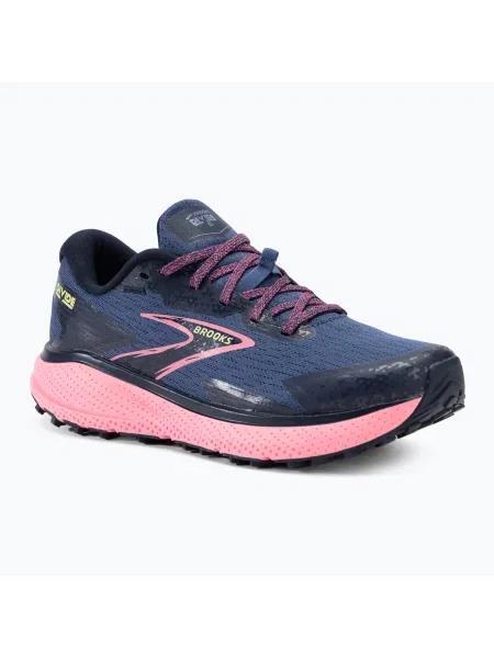 Дамски обувки за бягане Brooks Divide 5 grey blue/pink/lime сиво