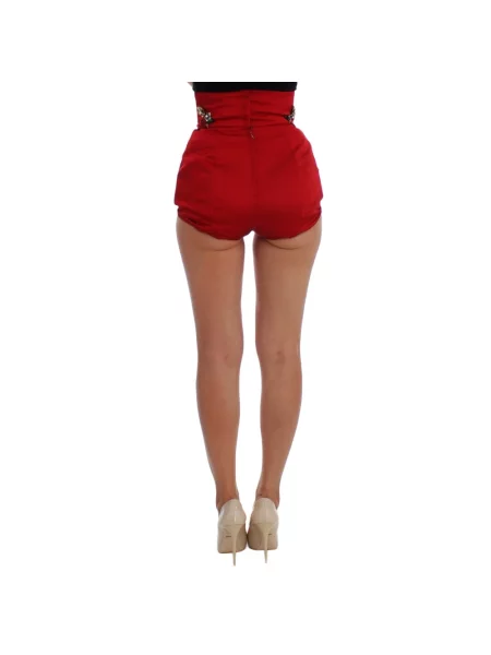 Lniane krótkie szorty Dolce And Gabbana