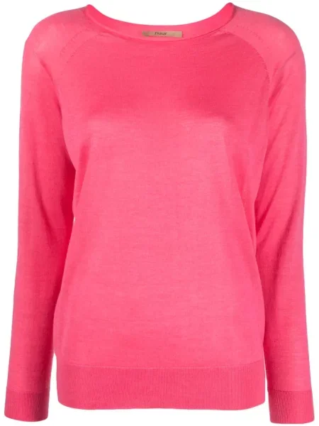 Dzianinowy sweter Nuur z długim rękawem