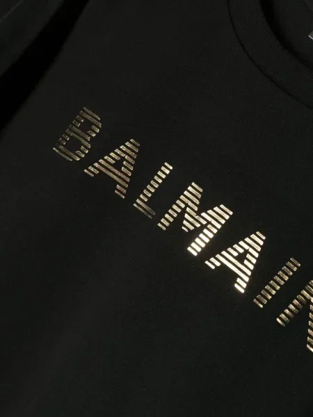 Koszulka dziecięca Balmain czarna
