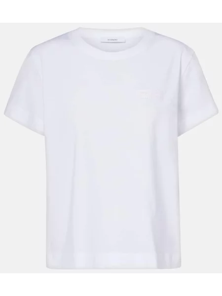 Tricou Givenchy din jerseu alb