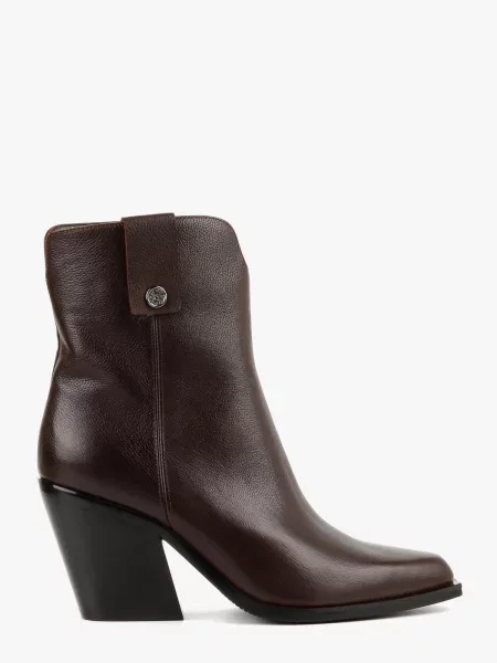 Шкіряні Ботильйони LeBERDES коричневий