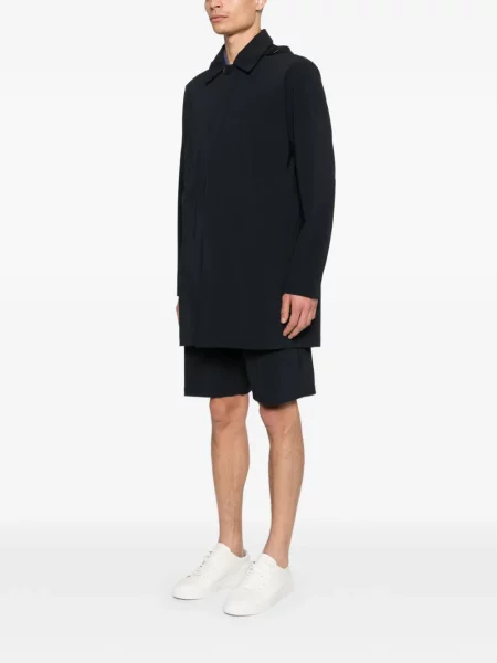 Palton Manuel Ritz cu glugă albastru