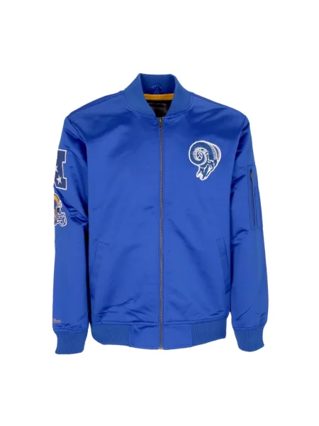 Kurtka bomber Mitchell & Ness niebieski