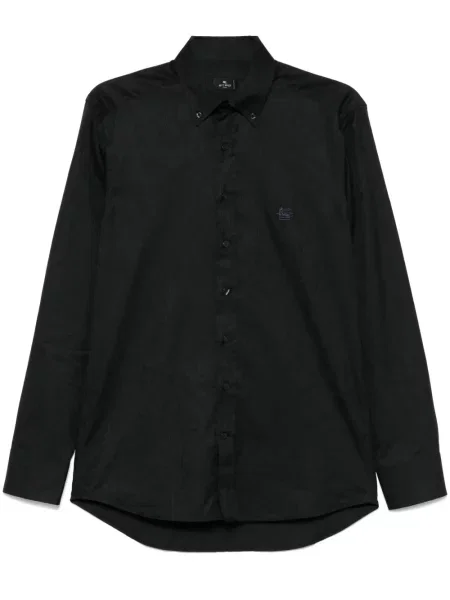 Cămașă Etro din jacard negru