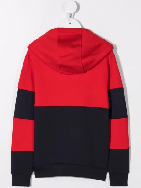 Bluza z kapturem dziecięca North Sails czerwona