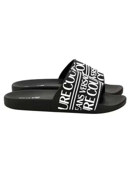 Klapki Versace Jeans Couture czarne