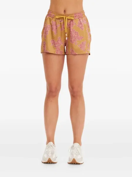 Kratke hlače The Upside s cvjetnim printom žuta
