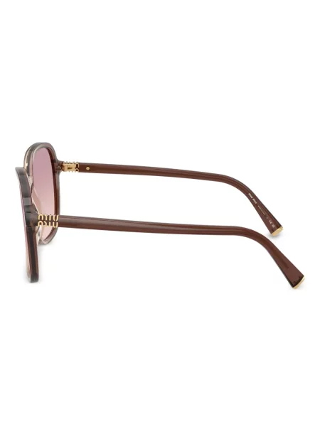 Ochelari de soare Miu Miu Eyewear cu gradient maro