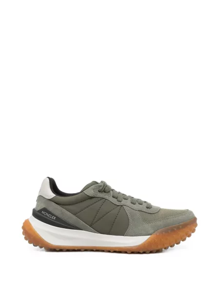Sneakerși Moncler cu tepi verde
