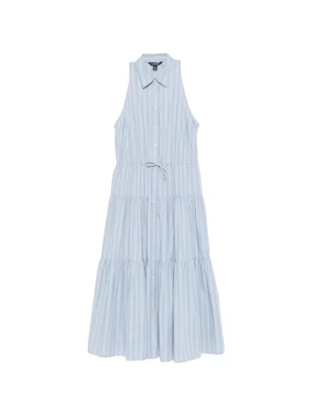 Rochie Lauren Ralph Lauren cu dungi albastru
