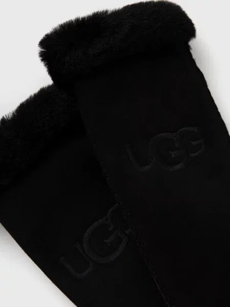 UGG rukavice semišové černé