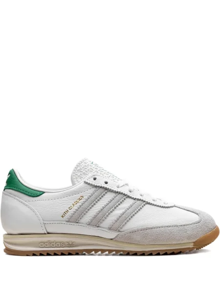 Sneakerși Adidas Gazelle de catifea alb
