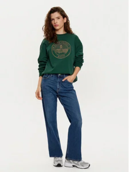 New Balance Mikina Oversize zelená