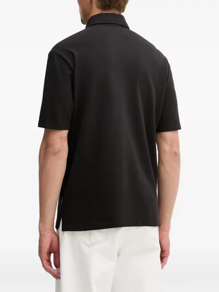 Polo Armani Exchange με κέντημα μπλε