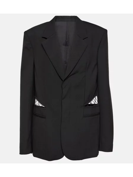 Volneni blazer Dion Lee črna