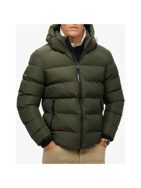 Superdry & Co Zimní bunda khaki černá