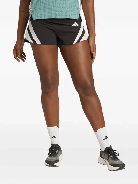 Turistika mini kraťasy Adidas s potiskem černé