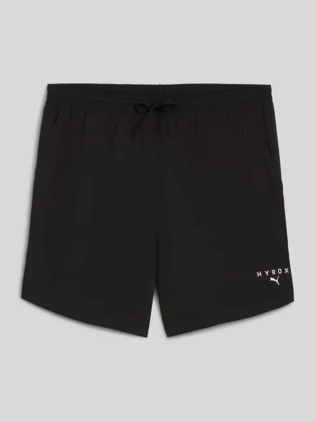 PUMA x HYROX Szorty sportowe o regularnym kroju z ultralekkiego materiału Puma Performance czarne